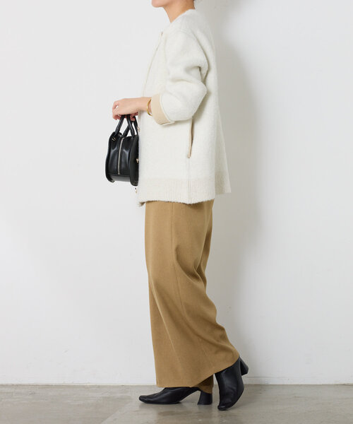 「COLLAGE GALLARDAGALANTE」 ニットカーディガン FREE チャコールグレー レディース_画像8