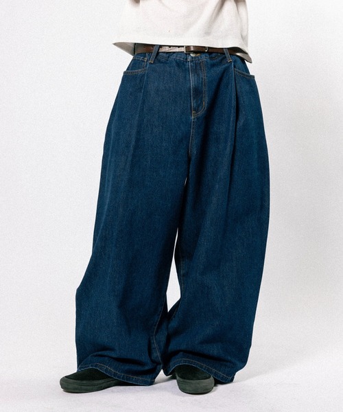 Elanque ワイドパンツ ジーンズ wide denim pants / ワイドデニム