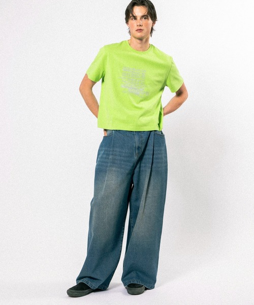 Elanque ワイドパンツ ジーンズ wide denim pants / ワイドデニム Elanque ワイドパンツ ジーンズ wide denim pants / ワイドデニム