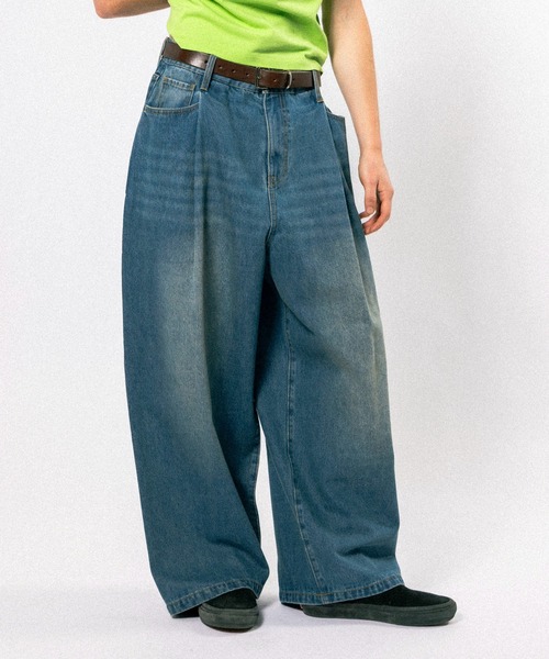 Elanque ワイドパンツ ジーンズ wide denim pants / ワイドデニム