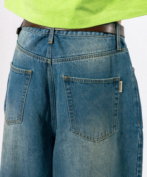 Elanque ワイドパンツ ジーンズ wide denim pants / ワイドデニム 