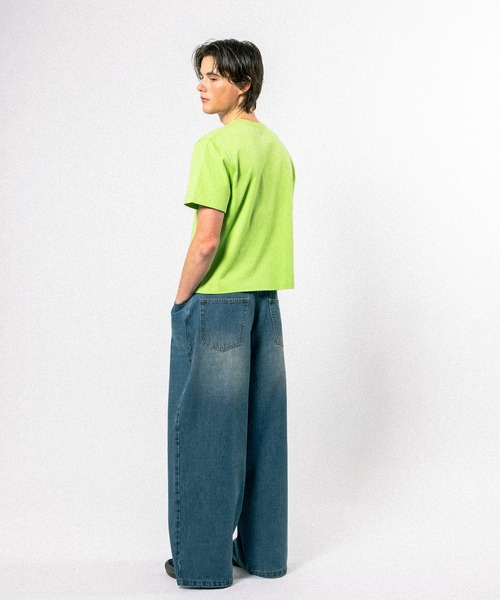 い*や様 Elanque wide denim shorts ワイドデニムハーフ Elanque ワイドパンツ ジーンズ wide denim pants / ワイドデニム