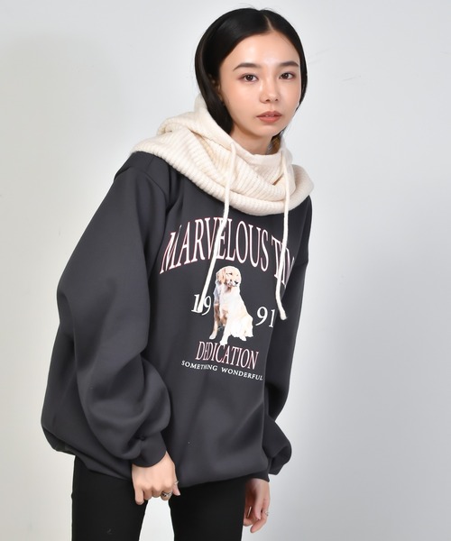 「Starting Over」 スウェットカットソー L アッシュグレー メンズ_画像2