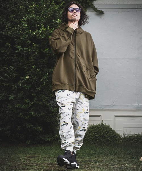 「NOISESCAPE」 ジップアップパーカー S 杢グレー メンズ_画像4