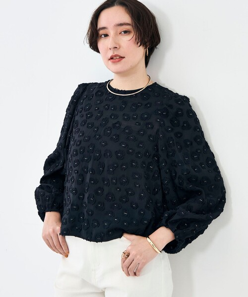 NOLLEY'S（ノーリーズ） ブラウス シャツ 「KIRYU」ウォッシャブル花柄