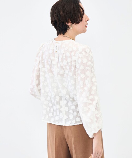 NOLLEY'S（ノーリーズ） ブラウス シャツ 「KIRYU」ウォッシャブル花柄