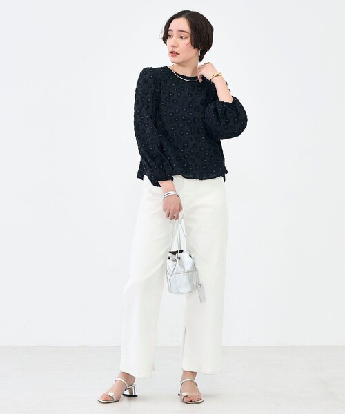 NOLLEY'S（ノーリーズ） ブラウス シャツ 「KIRYU」ウォッシャブル花柄