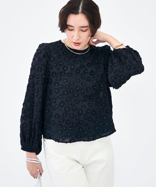 NOLLEY'S（ノーリーズ） ブラウス シャツ 「KIRYU」ウォッシャブル花柄