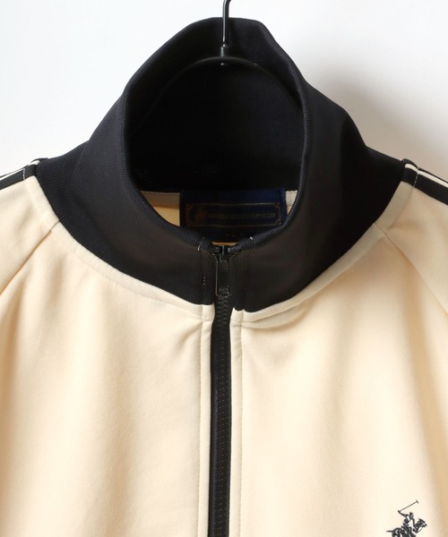 「BEVERLY HILLS POLO CLUB」 ジャージブルゾン M オレンジ レディース_画像3