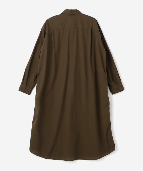 【美品】DANTONダントンシャツワンピース36カーキ系 チェック柄 Danton（ダントン） 長袖ワンピース 36 カーキ レディース : ZOZOTOWN