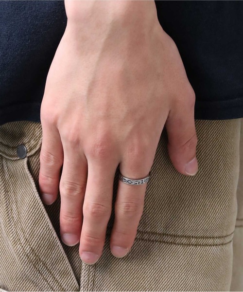 「LION HEART」 リング 21号 シルバー メンズ_画像7