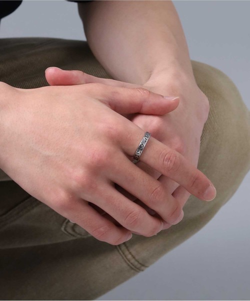 「LION HEART」 リング 21号 シルバー メンズ_画像9