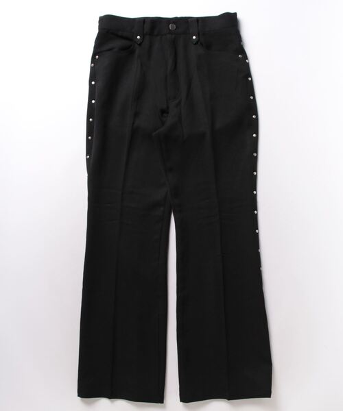 「HARE」 ブーツカットパンツ MEDIUM ブラック メンズ_画像2