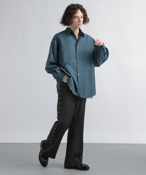 「HARE」 ブーツカットパンツ MEDIUM ブラック メンズ_画像5