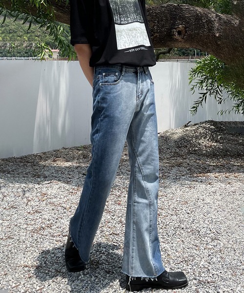 NOWLE（ノウル） ブーツカットデニムパンツ X-LARGE ダークインディゴ 
