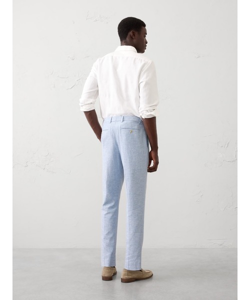 【新品・未使用】BANANA REPUBLICブルーパンツスーツ　上下セット BANANA REPUBLIC（バナナリパブリック） セレモニースーツ スラックス