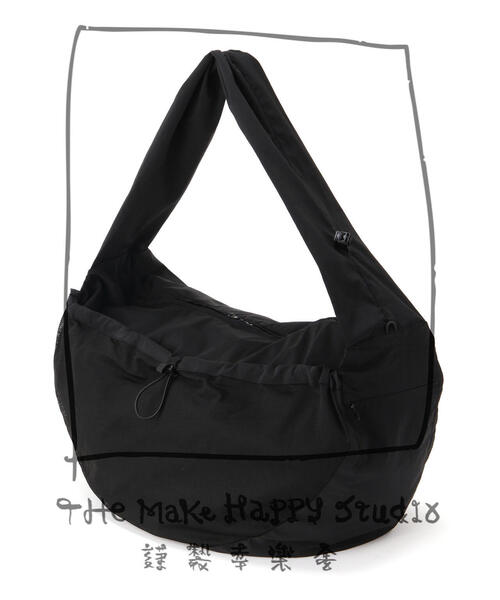 「The Make Happy Studio」 ショルダーバッグ F ブラック メンズの画像