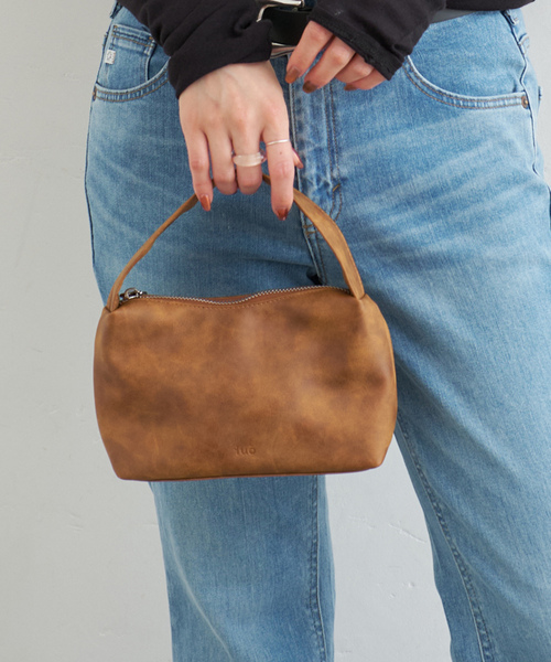 「U by SPICK&SPAN」 ハンドバッグ FREE キャメル レディース_画像2