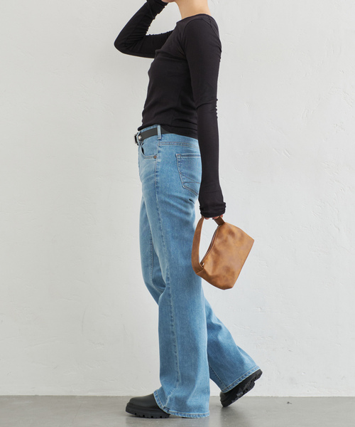 「U by SPICK&SPAN」 ハンドバッグ FREE キャメル レディース_画像6