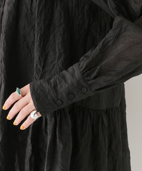 「SLOBE citron.」 長袖ワンピース - ブラック レディース_画像7