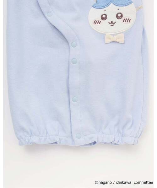 petit main ベビー服 ロンパース 「ちいかわ」ポシェット2WAYオール 