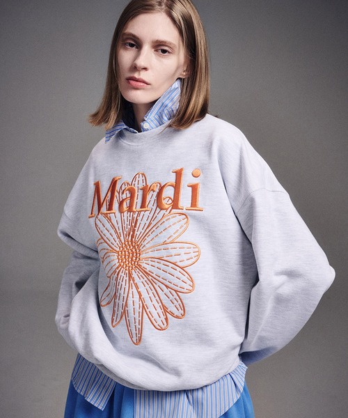 「Mardi Mercredi」 スウェットカットソー FREE ヘザーグレー レディース