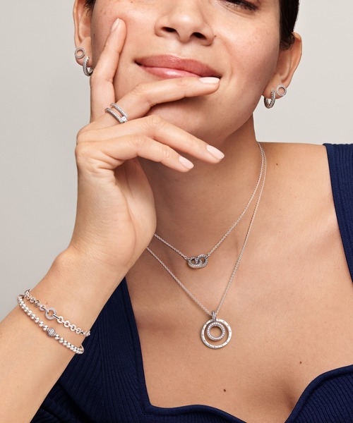 レディースアクセサリー 「Pandora」 ネックレス 45cm シルバー レディース