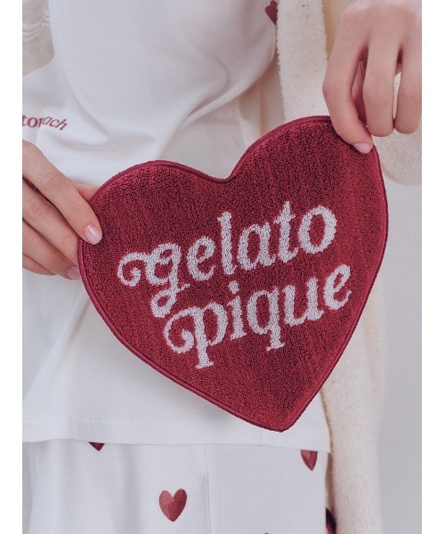 gelato pique（ジェラートピケ） ハンカチ ハートハンドタオル