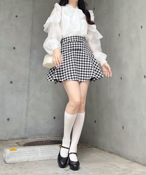 「TITTY&CO.」 長袖ブラウス FREE ホワイト系その他2 レディース_画像9