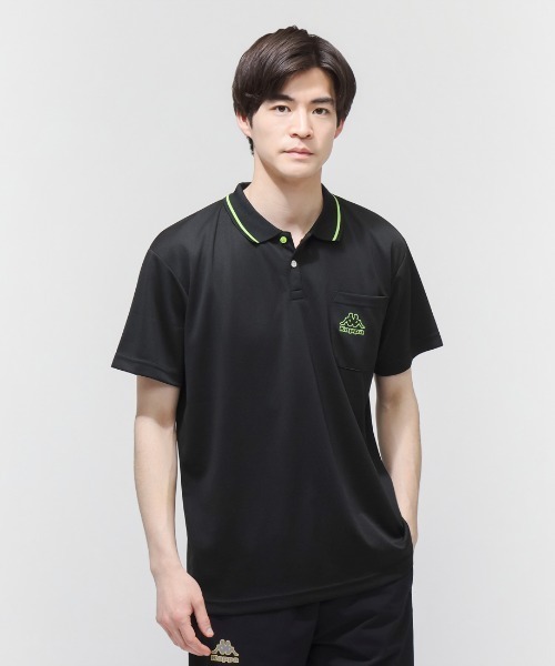 Kappa（カッパ） ポロシャツ Kappa Kappaラインデザインポロシャツ