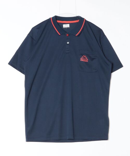 Kappa（カッパ） ポロシャツ Kappa Kappaラインデザインポロシャツ