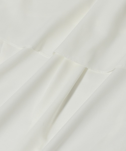 「COLUMN」 長袖ブラウス 38 ホワイト レディースの画像