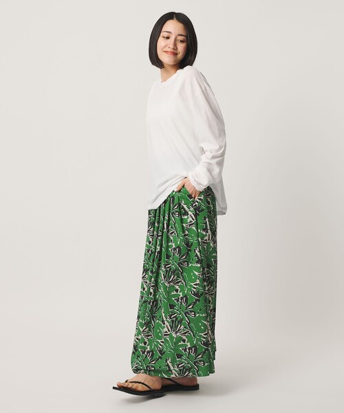 BEAUTY＆YOUTH UNITED ARROWS スカート 「WEB限定」フラワープリント