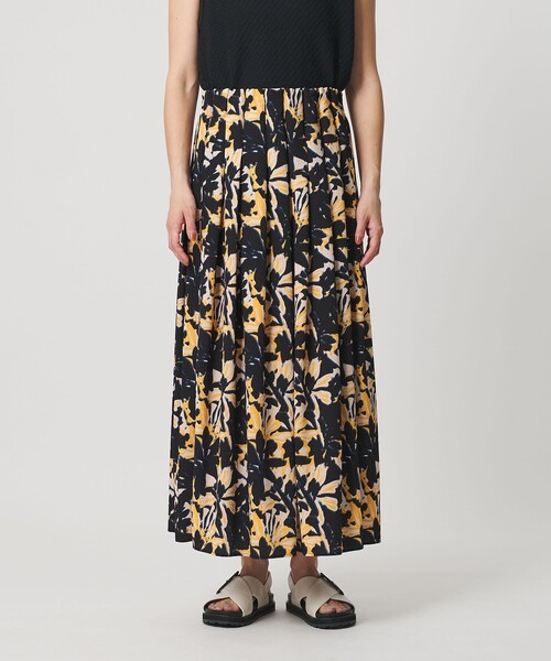 BEAUTY＆YOUTH UNITED ARROWS ロング スカート 「WEB限定」フラワー