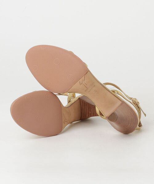 「Giuseppe Zanotti」 ヒールサンダル 38 ゴールド レディース_画像3