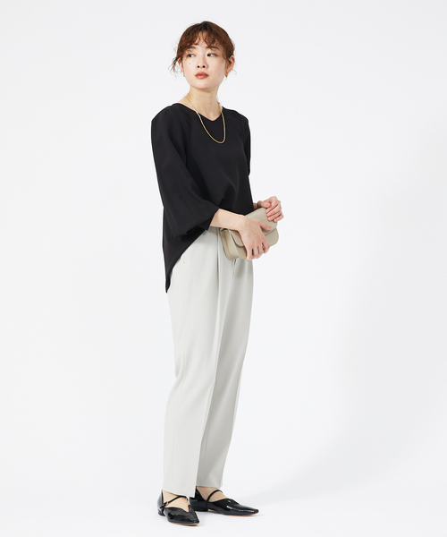 「qualite」 長袖ブラウス フリー アイボリー レディース_画像7