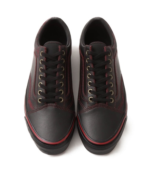 「VANS」 ローカットスニーカー 28.0糎 黒いこと×赤いこと メンズ