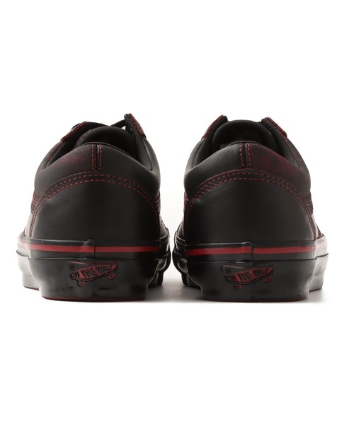 「VANS」 ローカットスニーカー 28.0糎 黒いこと×赤いこと メンズ