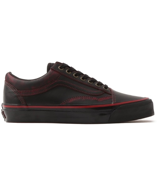 「VANS」 ローカットスニーカー 28.0糎 黒いこと×赤いこと メンズ