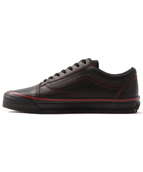 「VANS」 ローカットスニーカー 28.0糎 黒いこと×赤いこと メンズ