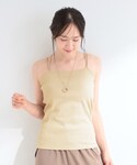 タンクトップ ノースリーブ 「洗濯機可/S-L...の詳細画像1