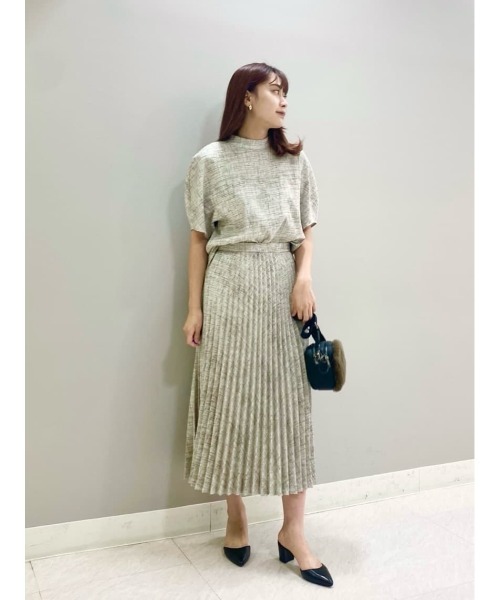 「CAST:」 半袖ブラウス M グレー レディース_画像2