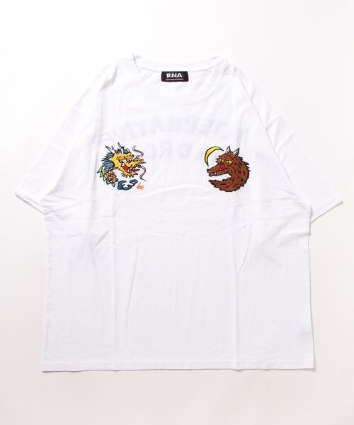 「RNA」 半袖Tシャツ MEDIUM ホワイト レディース_画像2