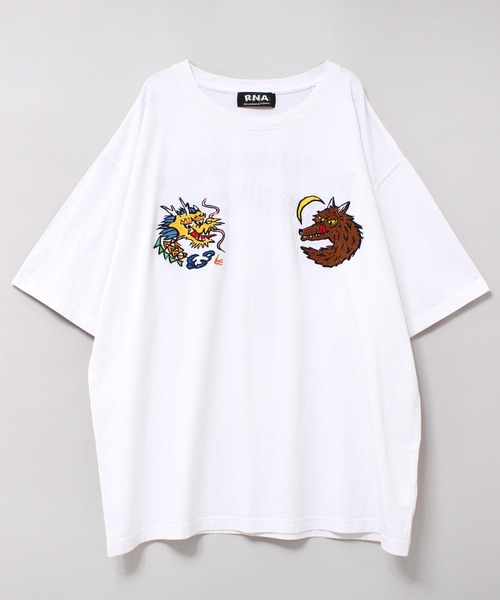 「RNA」 半袖Tシャツ MEDIUM ホワイト レディース_画像3
