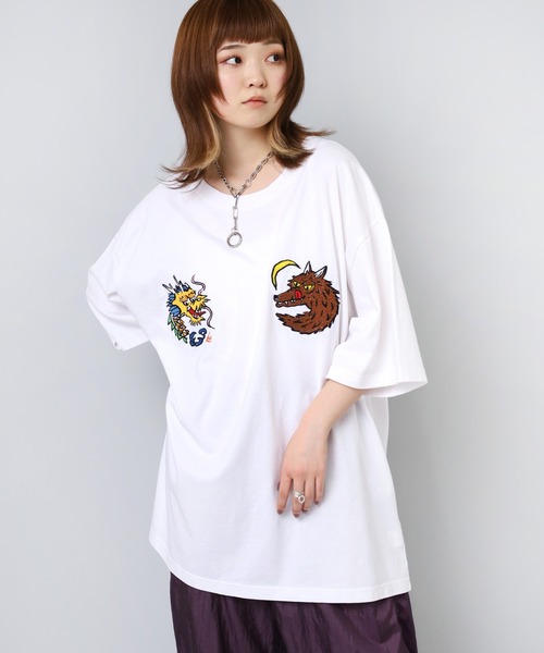 「RNA」 半袖Tシャツ MEDIUM ホワイト レディース_画像7