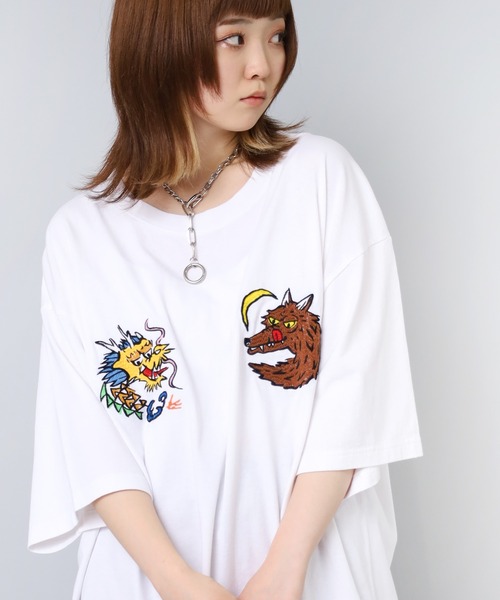 「RNA」 半袖Tシャツ MEDIUM ホワイト レディース_画像9