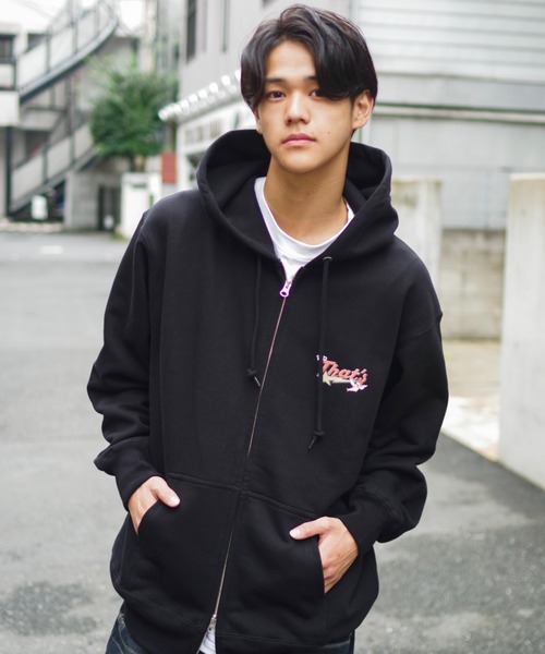 That's life プルオーバーパーカー X-LARGE ネイビー メンズ