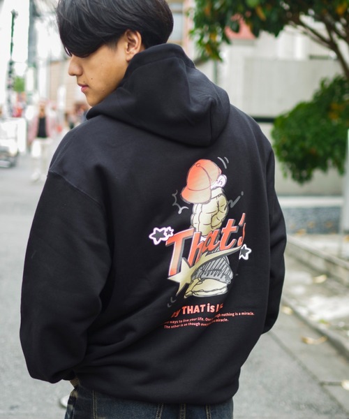 That's life プルオーバーパーカー X-LARGE ネイビー メンズ