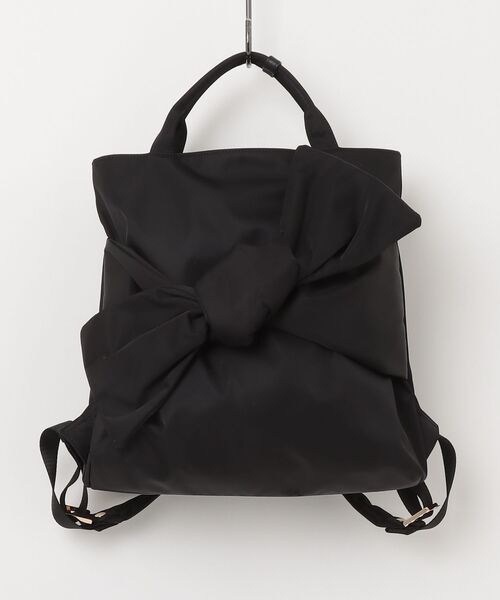 JENNE」 リボンリュック - ブラック レディース : ZOZOTOWN Yahoo!店 
