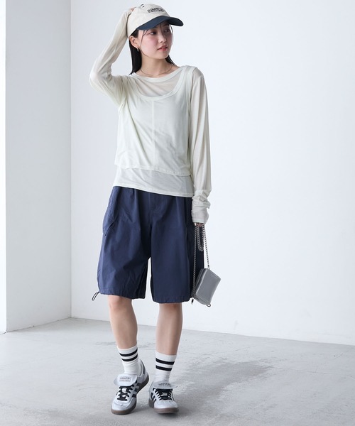 「forksy.」 カーゴパンツ FREE オフホワイト レディース_画像9